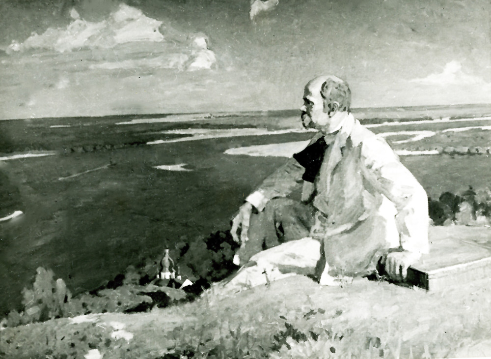 «На Дніпрі». 1964. Полотно, олія